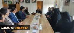 دیدار جمعی از همکاران دانشگاه فرهنگیان استان گلستان با فرماندهی سپاه نینوای استان 4