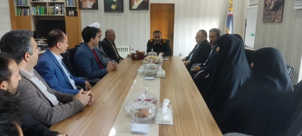 دیدار جمعی از همکاران دانشگاه فرهنگیان استان گلستان با فرماندهی سپاه نینوای استان 4
