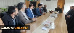 دیدار جمعی از همکاران دانشگاه فرهنگیان استان گلستان با فرماندهی سپاه نینوای استان 5