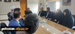 دیدار جمعی از همکاران دانشگاه فرهنگیان استان گلستان با فرماندهی سپاه نینوای استان 6
