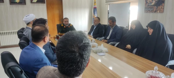 دیدار جمعی از همکاران دانشگاه فرهنگیان استان گلستان با فرماندهی سپاه نینوای استان 6