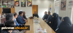 دیدار جمعی از همکاران دانشگاه فرهنگیان استان گلستان با فرماندهی سپاه نینوای استان 7