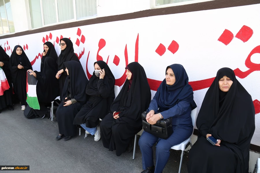 اجتماع دانشجویان دانشگاه فرهنگیان پردیس امام خمینی(ره) گرگان در همبستگی با دانشجویان آمریکایی و اروپایی حامی فلسطین 2