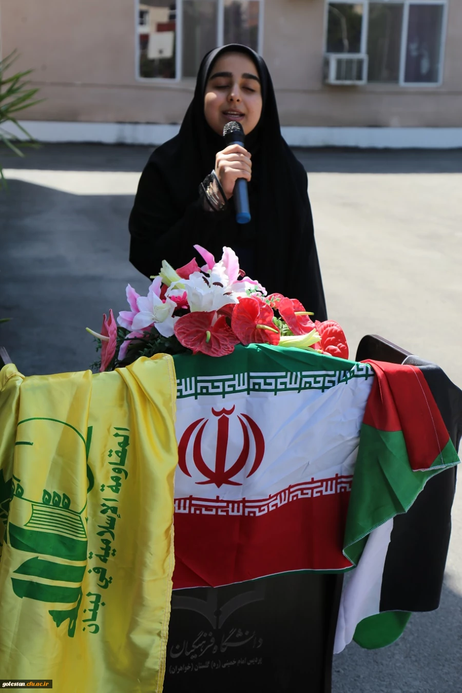 اجتماع دانشجویان دانشگاه فرهنگیان پردیس امام خمینی(ره) گرگان در همبستگی با دانشجویان آمریکایی و اروپایی حامی فلسطین 2