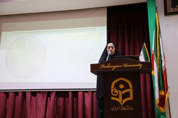 اجرای برگزاری یازدهمین جشنواره تدریس برتر ویژه دانشجو معلمان پردیس امام خمینی (ره) گرگان  با شعار شهیده فائزه رحیمی، الگوی برتر معلمی . 2