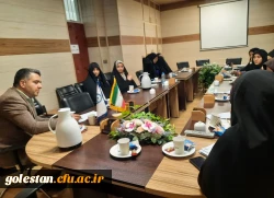 نشست هم اندیشی نمایندگان دانشجو معلمان پردیس امام خمینی(ره) گرگان با مسئول ارزیابی و تضمین کیفیت دانشگاه فرهنگیان استان گلستان . 2