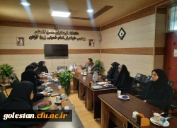 نشست هم اندیشی نمایندگان دانشجو معلمان پردیس امام خمینی(ره) گرگان با مسئول ارزیابی و تضمین کیفیت دانشگاه فرهنگیان استان گلستان . 4