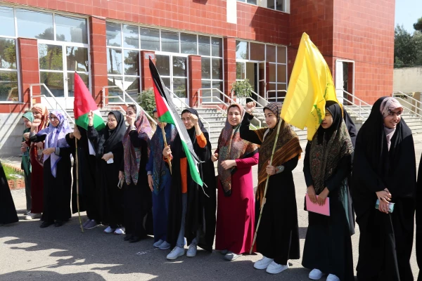 آیین بزرگداشت شهادت سید مقاومت سید حسن نصرالله و تجمع  اعتراضی دانشجو معلمان پردیس امام خمینی (ره ) گرگان در محکومیت اقدامات رژیم سفاک صهیونیستی برگزار شد. 2