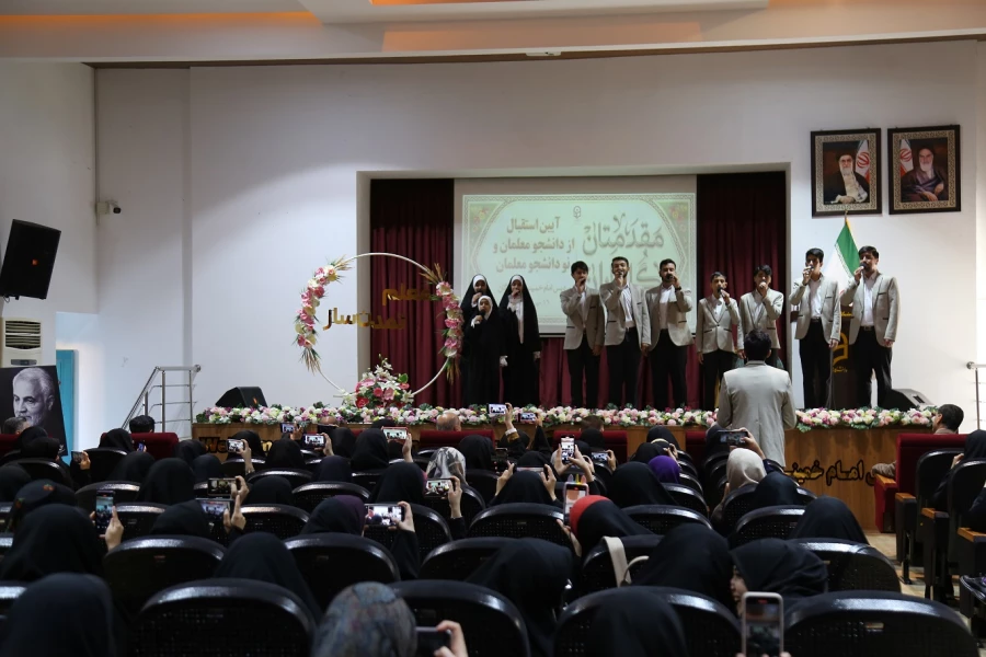 آیین استقبال از نو دانشجو معلمان پردیس امام خمینی (ره) گرگان. 2