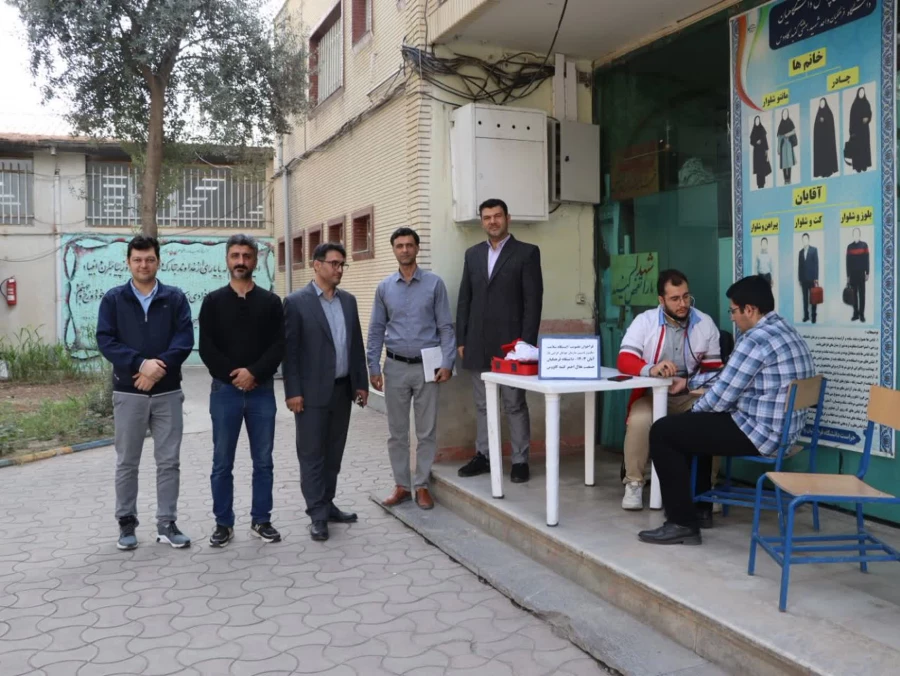 برپایی ایستگاه سلامت در واحد شهید بهشتی گنبد کاووس 3