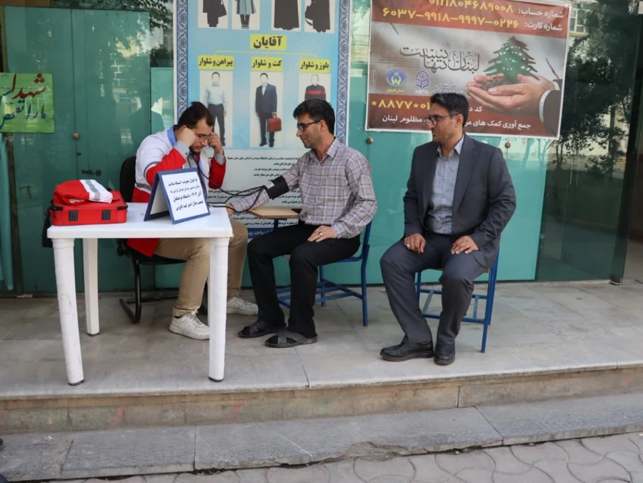 برپایی ایستگاه سلامت در واحد شهید بهشتی گنبد کاووس 4