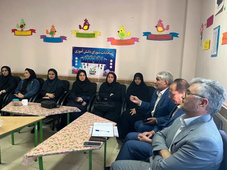 بازدید کارشناسان دانشگاه فرهنگیان از مدارس مجری برنامه کارورزی پردیس آیت الله خامنه ای گرگان 7
