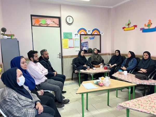 بازدید کارشناسان دانشگاه فرهنگیان از مدارس مجری برنامه کارورزی پردیس آیت الله خامنه ای گرگان 8