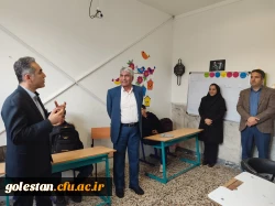 بازدید کارشناسان دانشگاه فرهنگیان از مدارس مجری برنامه کارورزی پردیس آیت الله خامنه ای گرگان 12