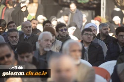 تشییع شهید گمنام بر روی دستان دانشجو معلمان پردیس امام خمینی (ره) گرگان. 10