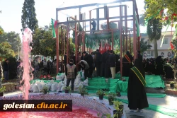 تشییع شهید گمنام بر روی دستان دانشجو معلمان پردیس امام خمینی (ره) گرگان. 2