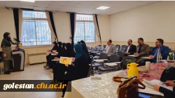 مرحله استانی دوازدهمین جشنواره تدریس برتر دانشگاه فرهنگیان استان گلستان با معرفی نفرات برتر برگزار شد: 13