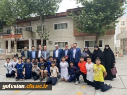 بازدید مدیر امور مدارس وابسته و کارورزی دانشگاه فرهنگیان از مدارس وابسته آموزشی استان گلستان 7