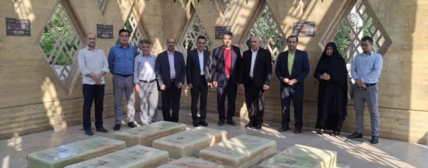 سرپرست جدید دانشگاه فرهنگیان استان گلستان در اولین ساعات کاری خود با حضور در تپه نورالشهدا گرگان ضمن تجدید میثاق با شهدا فعالیت اداری وکاری خود را آغاز کرد. 2