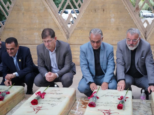 تجدید میثاق سرپرست دانشگاه فرهنگیان استان گلستان همراه با مدیران و رؤسای آموزش و پرورش استان با آرمان شهدا 4