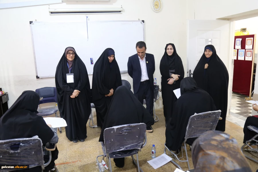 روند برگزاری آزمون سراسری ارزشیابی صلاحیت حرفه ی معلمی مهارت آموزان ( آزمون اصلح ) در پردیس امام خمینی (ره) گرگان. 2