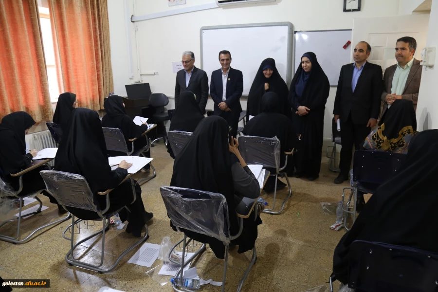 روند برگزاری آزمون سراسری ارزشیابی صلاحیت حرفه ی معلمی مهارت آموزان ( آزمون اصلح ) در پردیس امام خمینی (ره) گرگان. 2