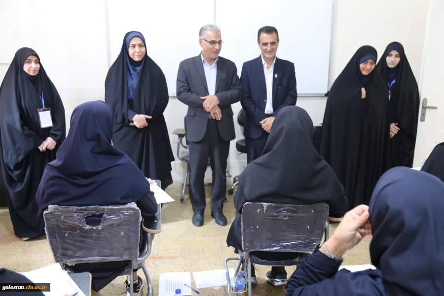 روند برگزاری آزمون سراسری ارزشیابی صلاحیت حرفه ی معلمی مهارت آموزان ( آزمون اصلح ) در پردیس امام خمینی (ره) گرگان. 2