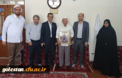 دیدار سرپرست دانشگاه با خانواده شهید اهل سنت 2