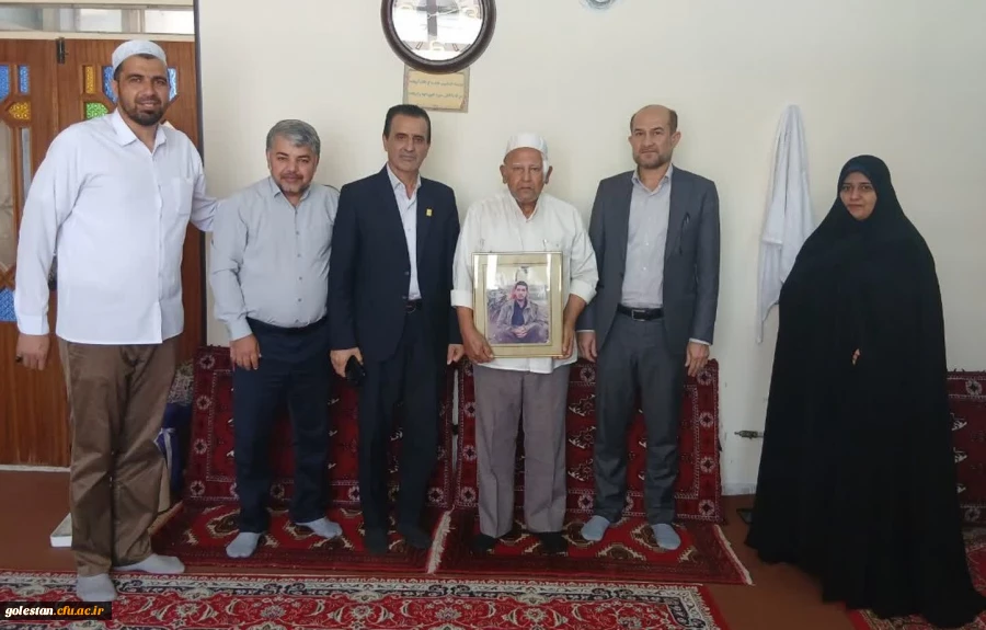 دیدار سرپرست دانشگاه با خانواده شهید اهل سنت 2
