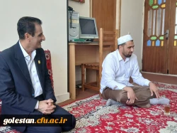 دیدار سرپرست دانشگاه با خانواده شهید اهل سنت 3