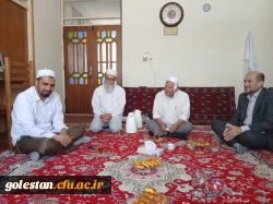 دیدار سرپرست دانشگاه با خانواده شهید اهل سنت 5