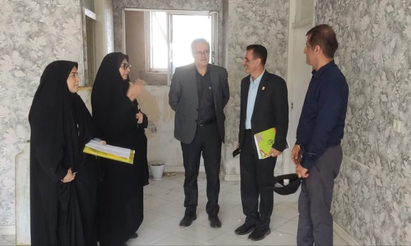 بازدید مدیرکل حقوقی، املاک و رسیدگی به شکایات دانشگاه فرهنگیان از خوابگاه استیجاری پردیس امام خمینی ره گرگان 2