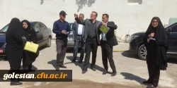 بازدید مدیرکل حقوقی، املاک و رسیدگی به شکایات دانشگاه فرهنگیان از خوابگاه استیجاری پردیس امام خمینی ره گرگان 3