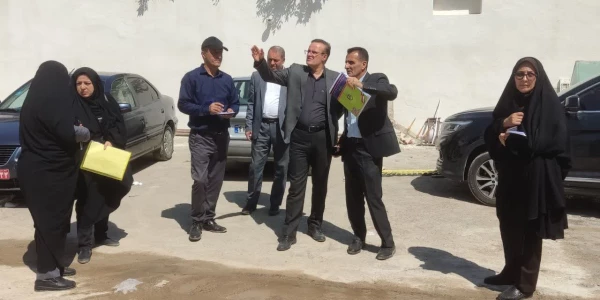 بازدید مدیرکل حقوقی، املاک و رسیدگی به شکایات دانشگاه فرهنگیان از خوابگاه استیجاری پردیس امام خمینی ره گرگان 3