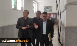 بازدید مدیرکل حقوقی، املاک و رسیدگی به شکایات دانشگاه فرهنگیان از خوابگاه استیجاری پردیس امام خمینی ره گرگان 4