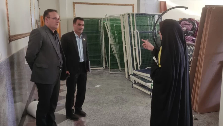 بازدید مدیرکل حقوقی، املاک و رسیدگی به شکایات دانشگاه فرهنگیان از خوابگاه استیجاری پردیس امام خمینی ره گرگان 7