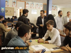 بازدید سرپرست دانشگاه از روند ثبت نام دانشجویان جدیدالورود پردیس آیت الله خامنه ای گرگان 2