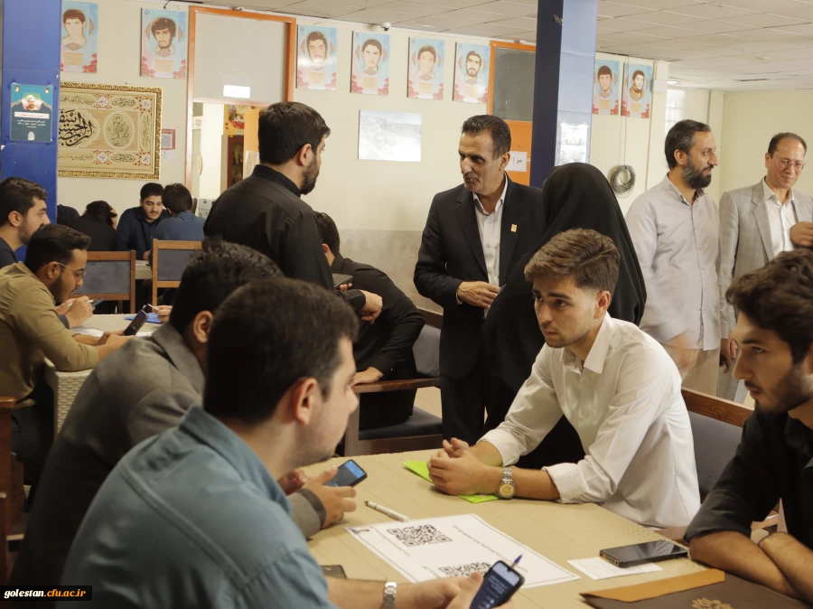 بازدید سرپرست دانشگاه از روند ثبت نام دانشجویان جدیدالورود پردیس آیت الله خامنه ای گرگان 2