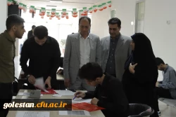 بازدید سرپرست دانشگاه از روند ثبت نام دانشجویان جدیدالورود پردیس آیت الله خامنه ای گرگان 3