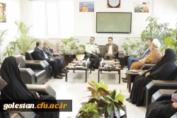 همزمان با هفته نیروی انتظامی سرپرست دانشگاه به همراه جمعی از همکاران با فرمانده انتظامی گلستان دیدار کردند 5