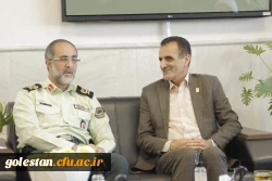 همزمان با هفته نیروی انتظامی سرپرست دانشگاه به همراه جمعی از همکاران با فرمانده انتظامی گلستان دیدار کردند 10