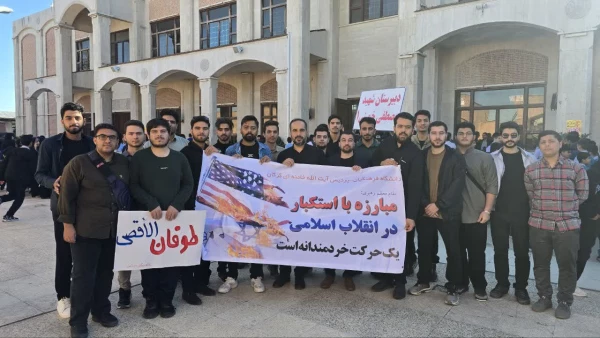 حضور سرپرست دانشگاه فرهنگیان استان گلستان،هیئت همراه و دانشجو معلمان در راهپیمایی ۱۳ آبان 6