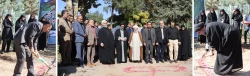 کلنگ احداث حرم مطهر شهید گمنام در محوطه پردیس آیت الله خامنه ای گرگان بر زمین خورد 2