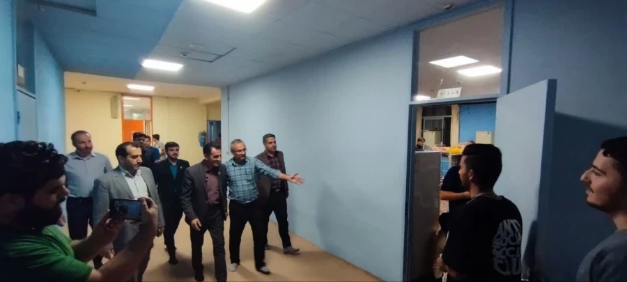 بازدید شبانه از سرای دانشجویی پردیس آیت الله خامنه ای گرگان و مرکز شهید بهستی گنبدکاووس 4