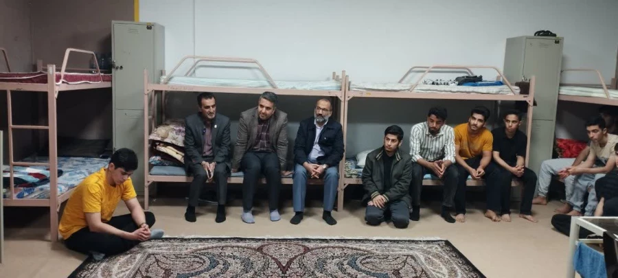 بازدید شبانه از سرای دانشجویی پردیس آیت الله خامنه ای گرگان و مرکز شهید بهستی گنبدکاووس 9