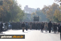 پیکر مطهر شهید گمنام در پردیس ایت الله خامنه ای گرگان تدفین شد 2