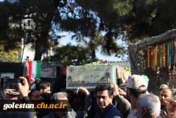 پیکر مطهر شهید گمنام در پردیس ایت الله خامنه ای گرگان تدفین شد 5