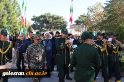 پیکر مطهر شهید گمنام در پردیس ایت الله خامنه ای گرگان تدفین شد 6