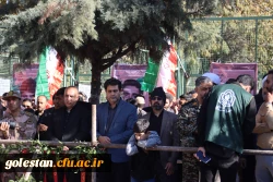 پیکر مطهر شهید گمنام در پردیس ایت الله خامنه ای گرگان تدفین شد 10