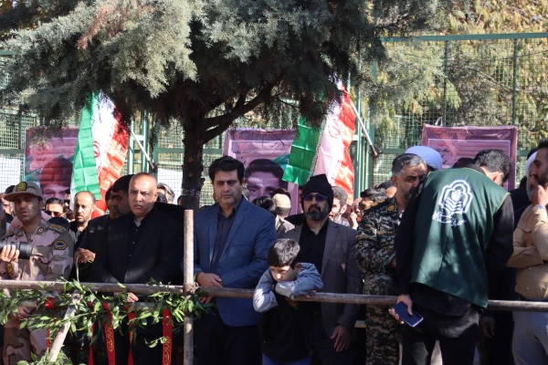 پیکر مطهر شهید گمنام در پردیس ایت الله خامنه ای گرگان تدفین شد 10